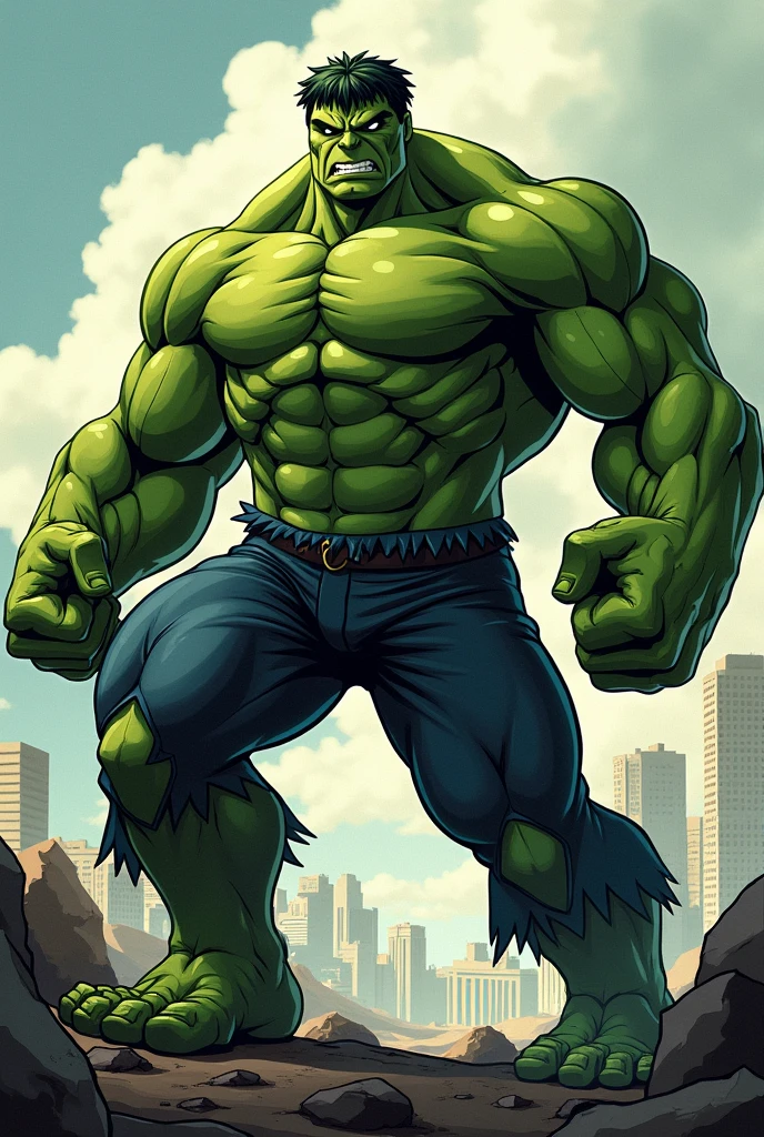 Create templates to print animated Hulk