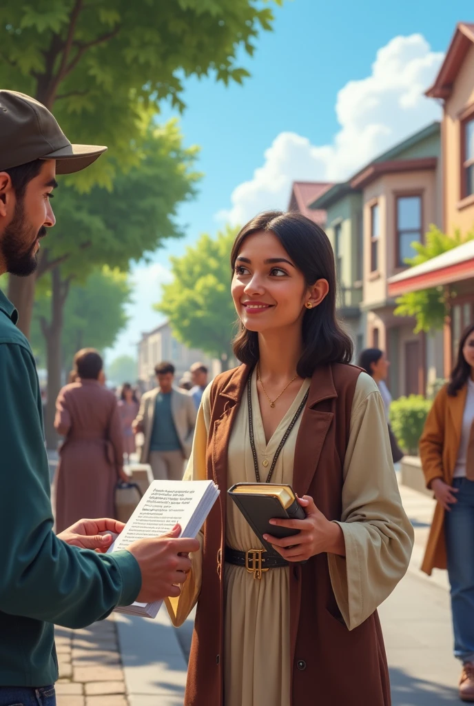 sharing my faith with others on the street in my neighborhood