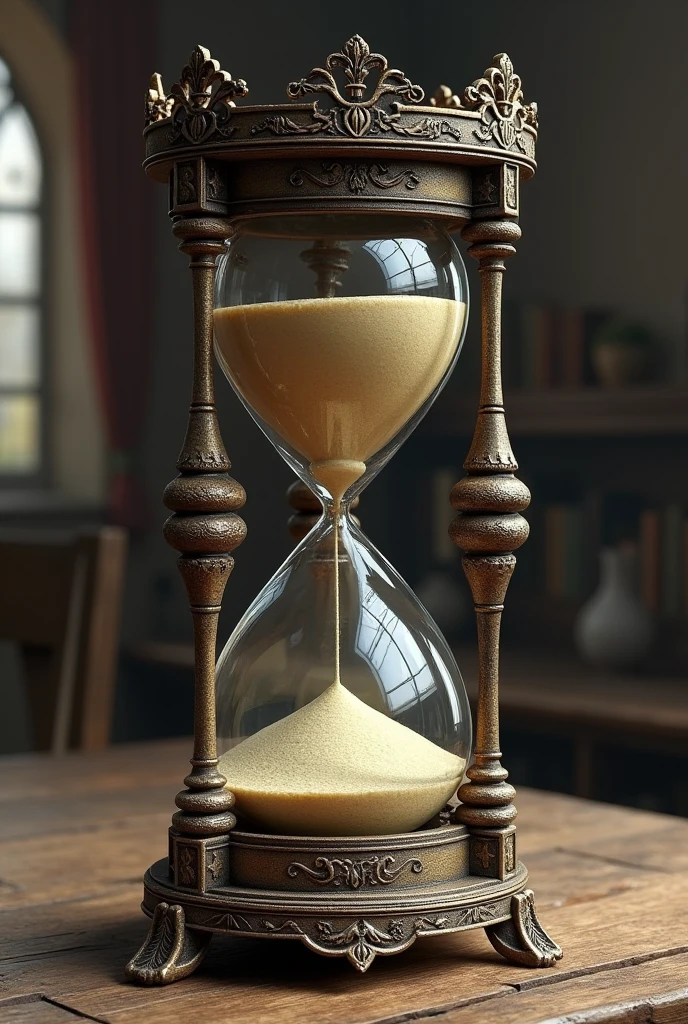 A middle ages 3d sketch hourglass