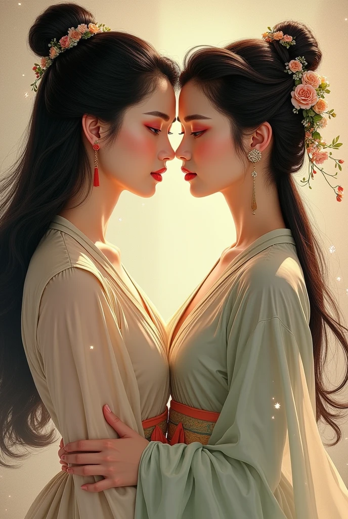 Thuy Kieu and Thuy Van in the Tale of Kieu by Nguyen Du. Beautiful face, 
Thuy Kieu is sharp, Thuy Van is gentle.