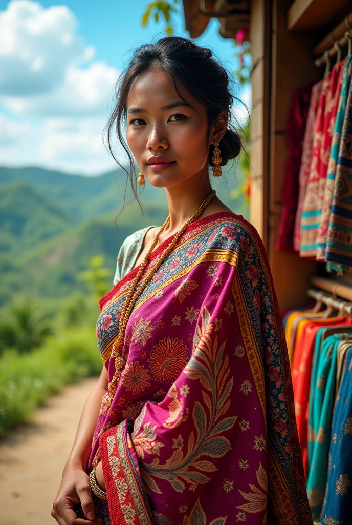 Santali saree shop banner