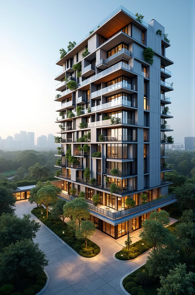 Condominium with MRT Train 