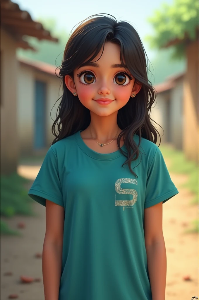 Imagine a pakistani girl with T-shirt