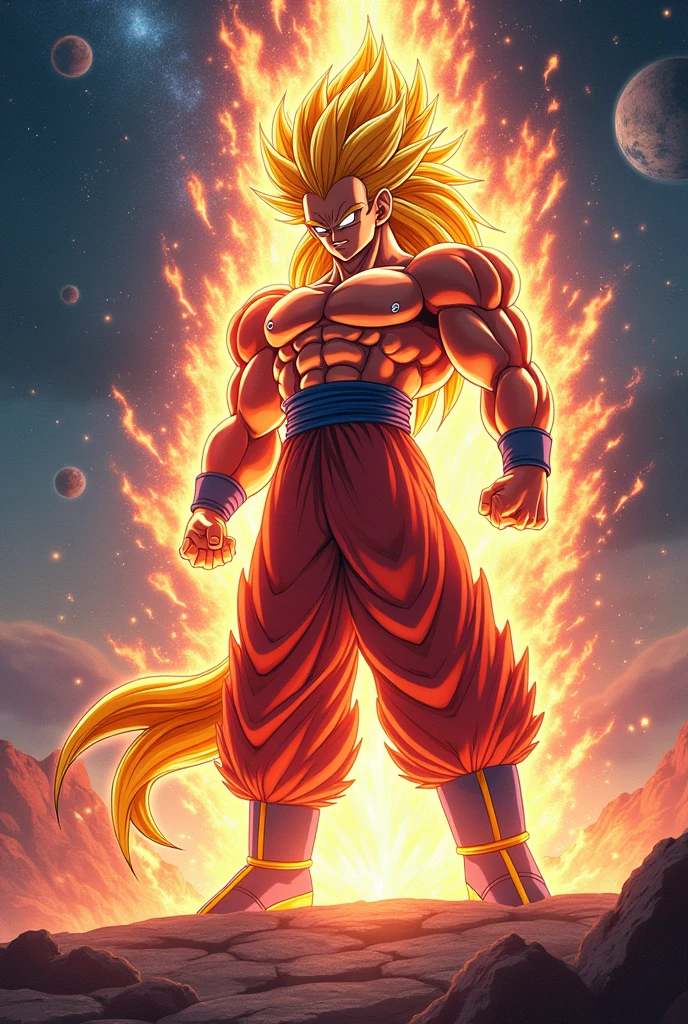 Gogeta super Sayajin 4 Deus 
