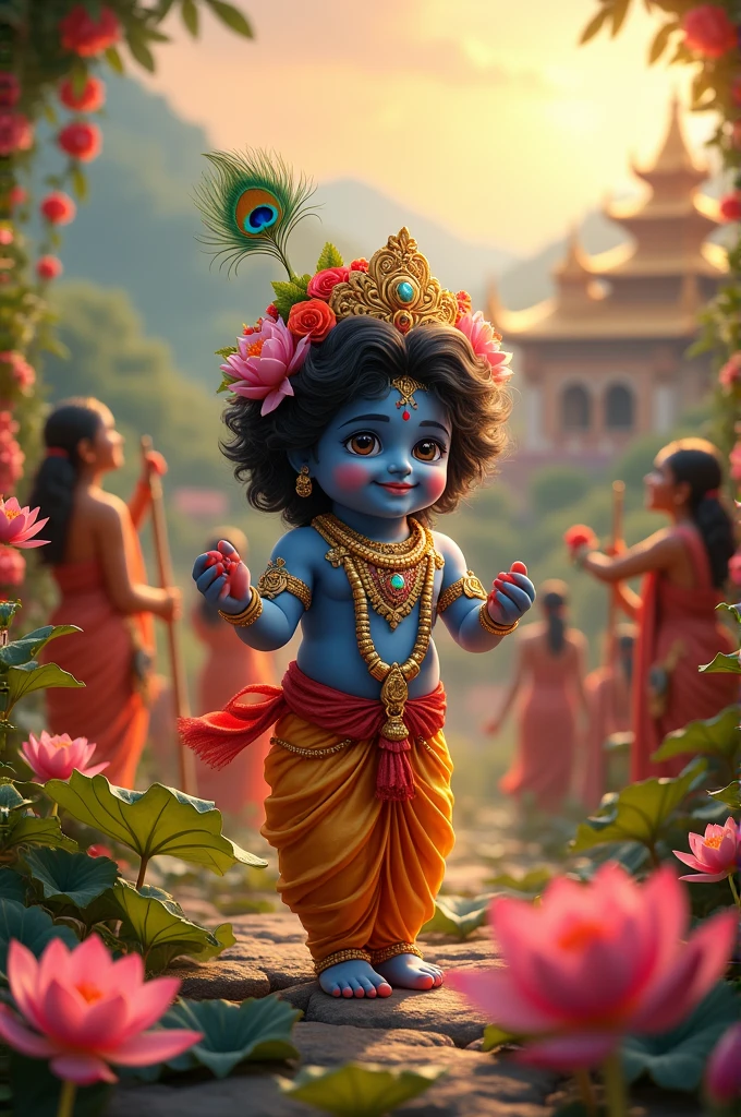 For Krishna Janmashtami celebration