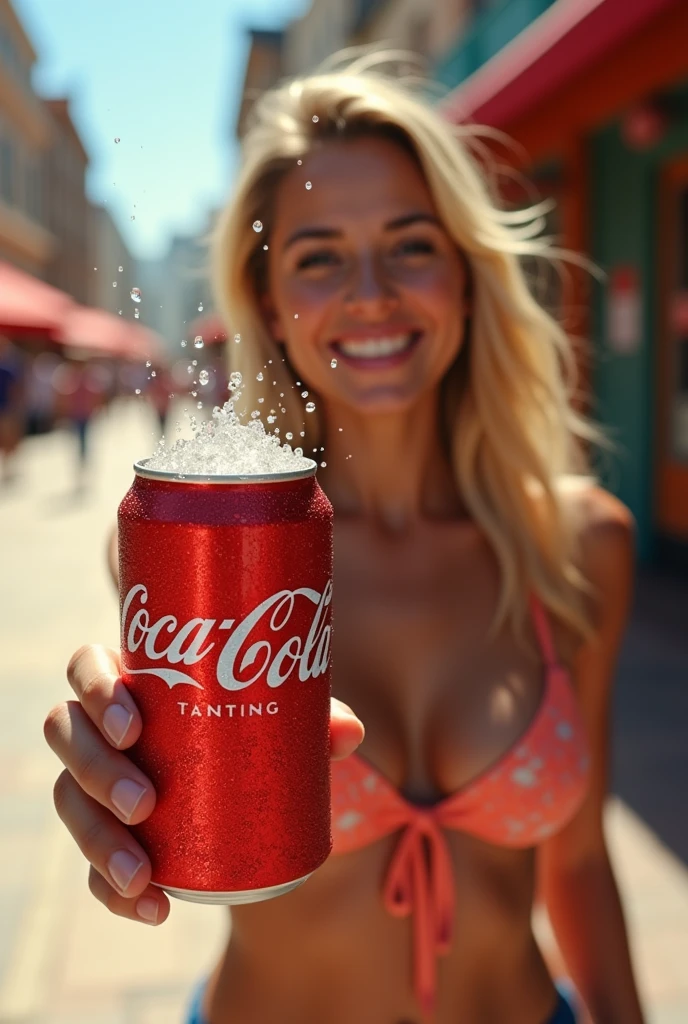 offering cold coke