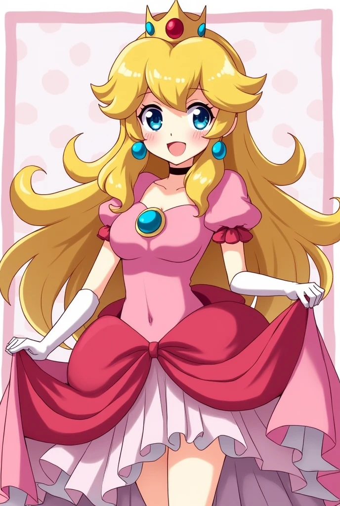 Princess Peach hentai anime mode