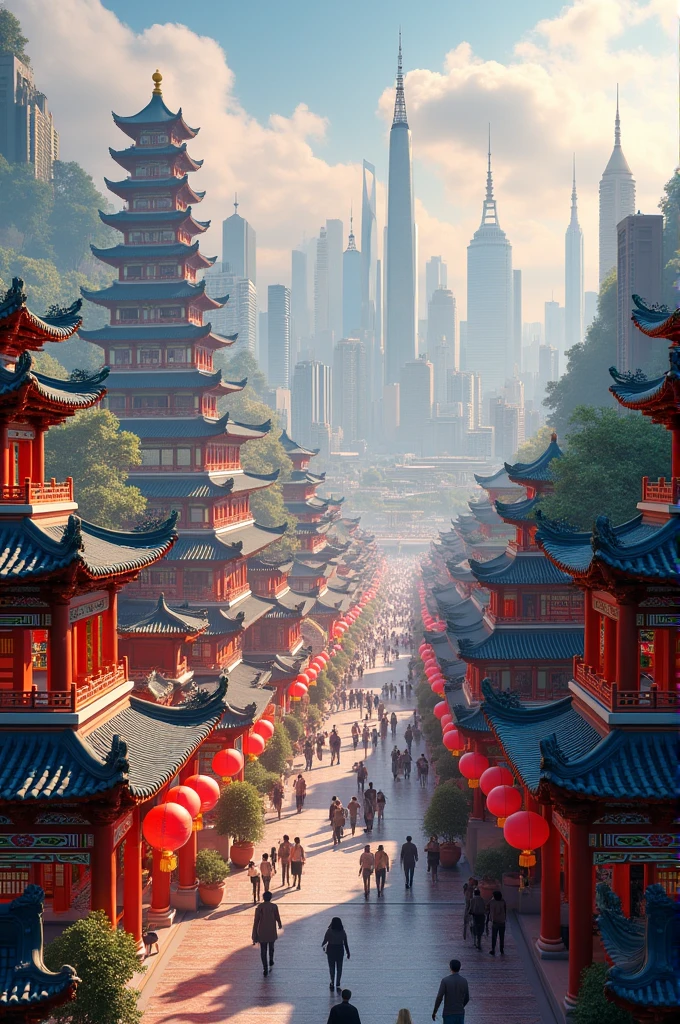 Beautiful Chinese city