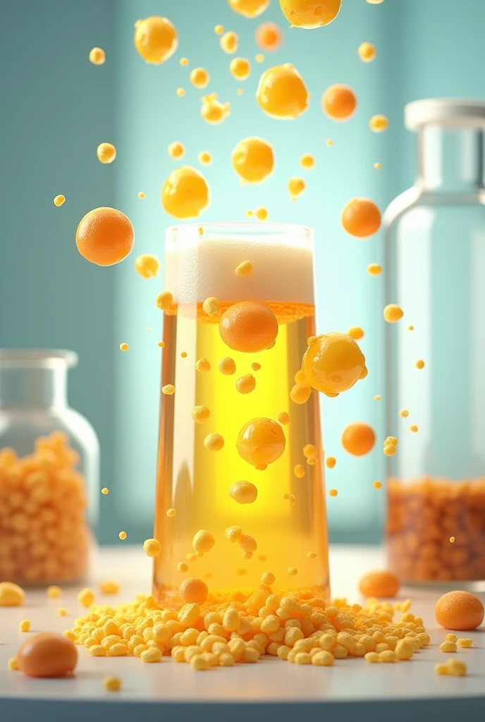 Animated alcoholic fermentation process, easy to understand