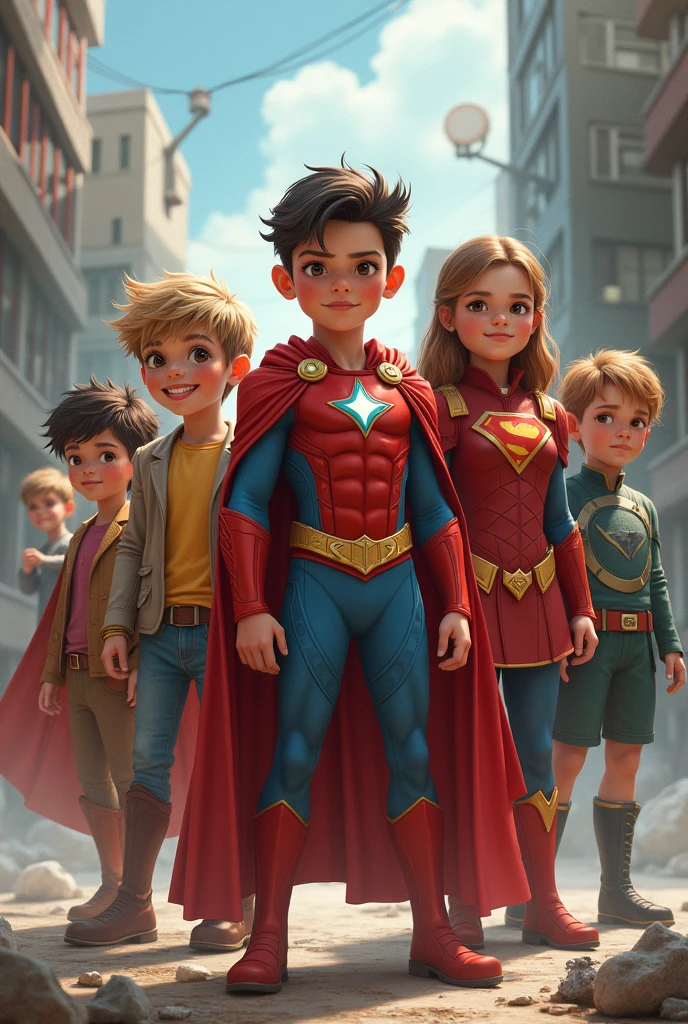 The little heroes themselves also have their own unique looks.