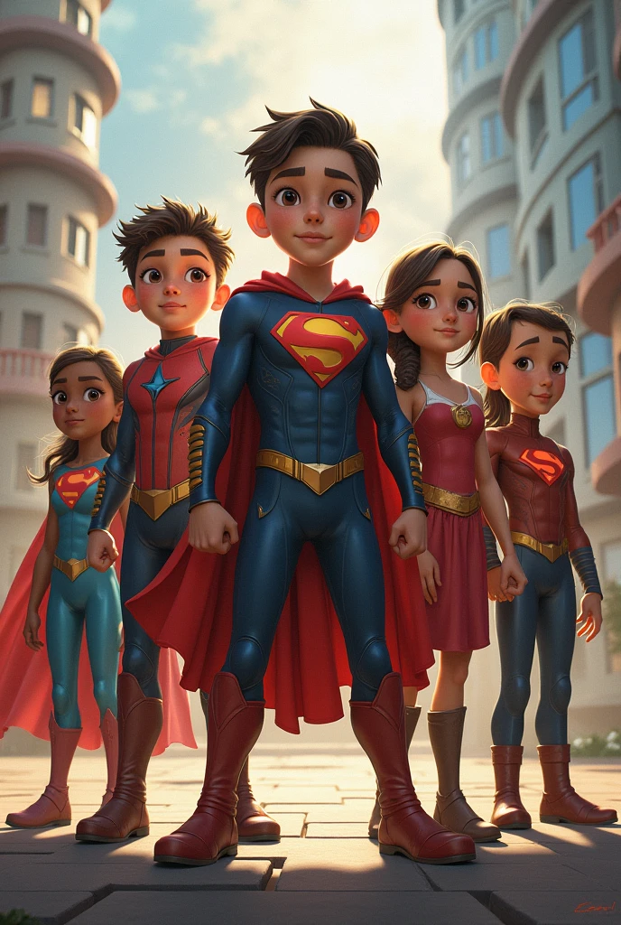 The little heroes themselves also have their own unique looks.