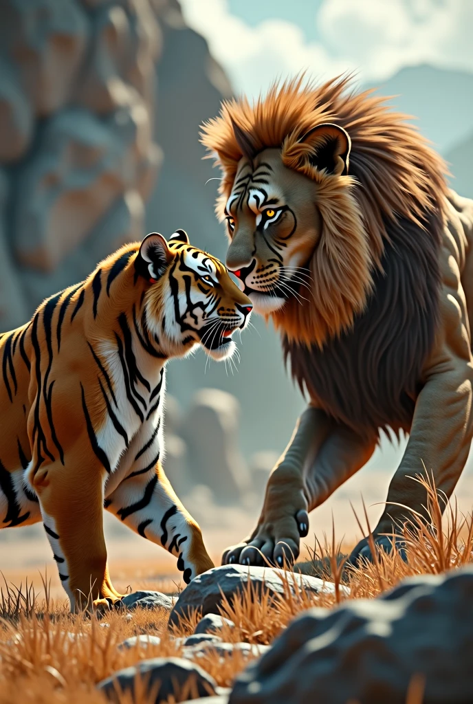 Tiger vs lion