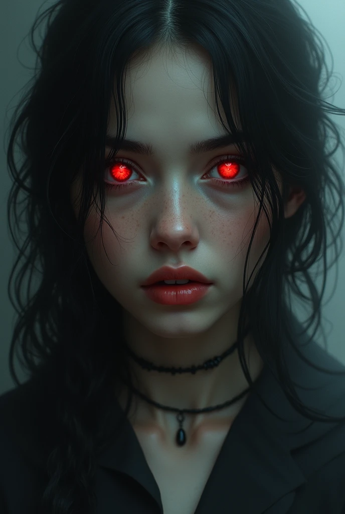 The red-eyed woman