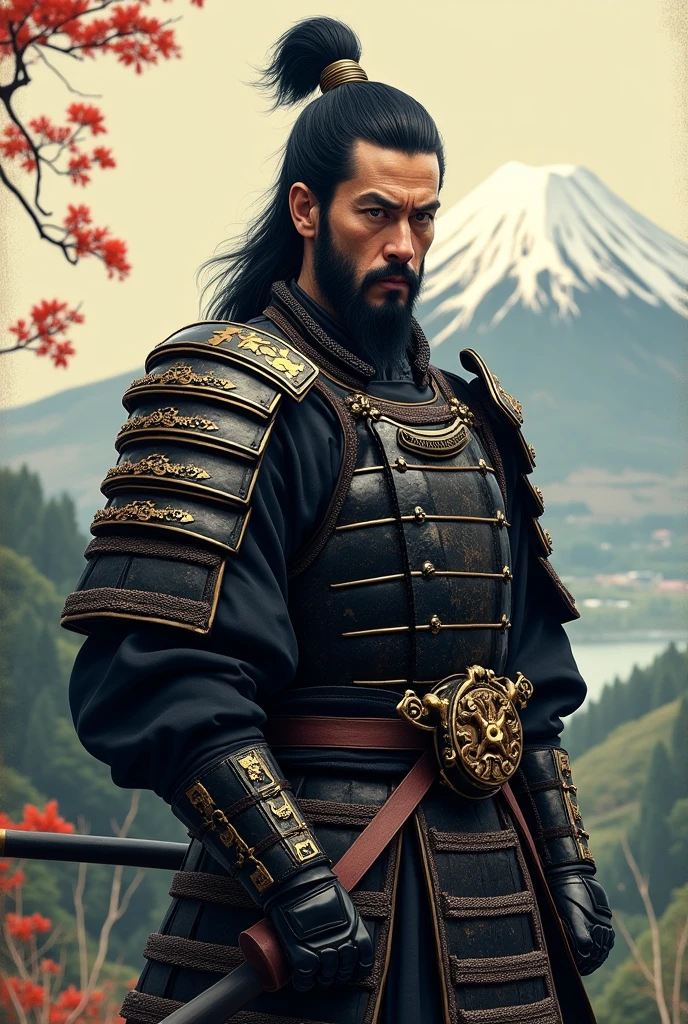 He was an honorable samurai, Known for his loyalty and skill in battle.