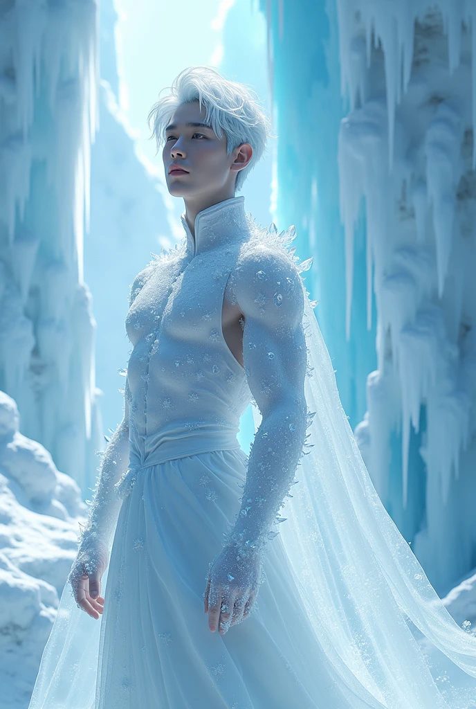 (Jack Frost: 1.6), full full body shots  photorealistiic young man, fairy prince , 1, milk white skin, blue eyes, white hair, shirtless, 6-pax abs, (full body shot), young boy, flying over the City. Smiling,, 1, beutiful, perfect, milk white skin, handsome and ver hunky body, very detailed blue eyes, very pale skin, barefoot in a snow forest, winter , white sparkling wing, . (masterpiece:1.4, best quality), (intricate detail), Unity 8k wallpaper, Ultra Detailed, (abstract art:1.2), (Anato Finnstark style:1.3), boy from another dimension, a symphony of iridescent colors merging and shifting seamlessly, dynamic pose with rotating patterns of energy around you, a mix of determination and serenity in his expression, a general feeling of transcendence and exploration, consumed by inner darkness, empty waiting you, (Beautiful cosmic eyes), perfect lighting, perfect shading,, 