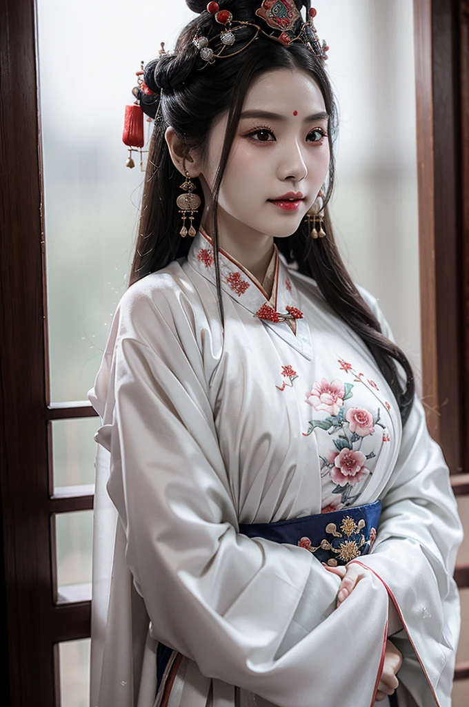 Jiangshi，Qing Dynasty, Hanfu, Mother feeling, Royal sister, Pale white cheeks, Vampire teeth