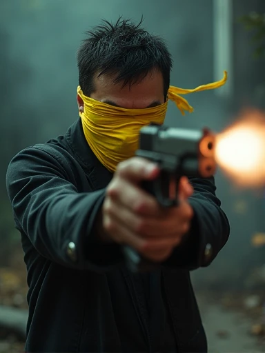 Shoot to thrill, play to kill
Too many women with too many pills, yeah
Shoot to thrill, play to kill
I got my gun at the ready, gonna fire at will, yeah (yellow silk blindfold on two eyes)