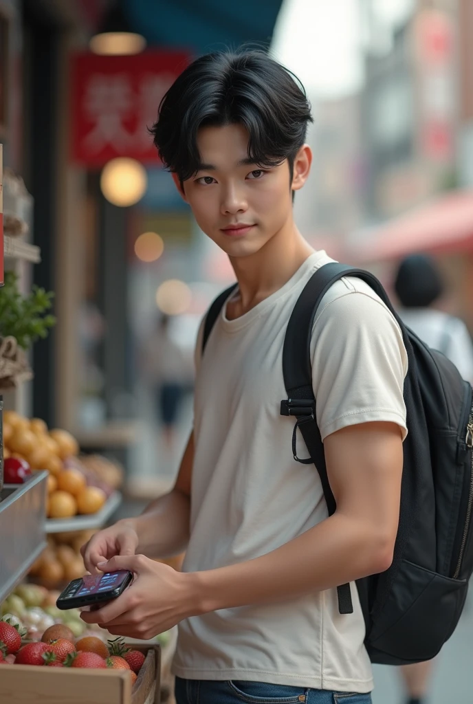 I am man slim body in black hair Korean with college
Buys