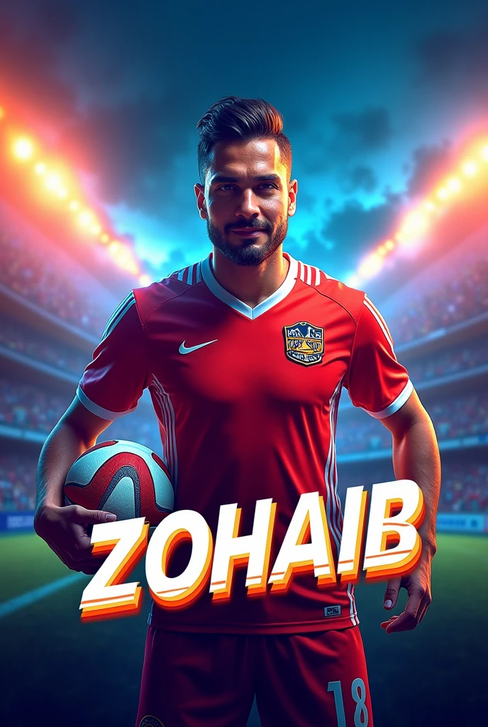 I make a YouTube channel for all sports updates all activities related please make a cover background banner photo with resolution 16:9 for my YouTube channel SportsWithZohaib 
