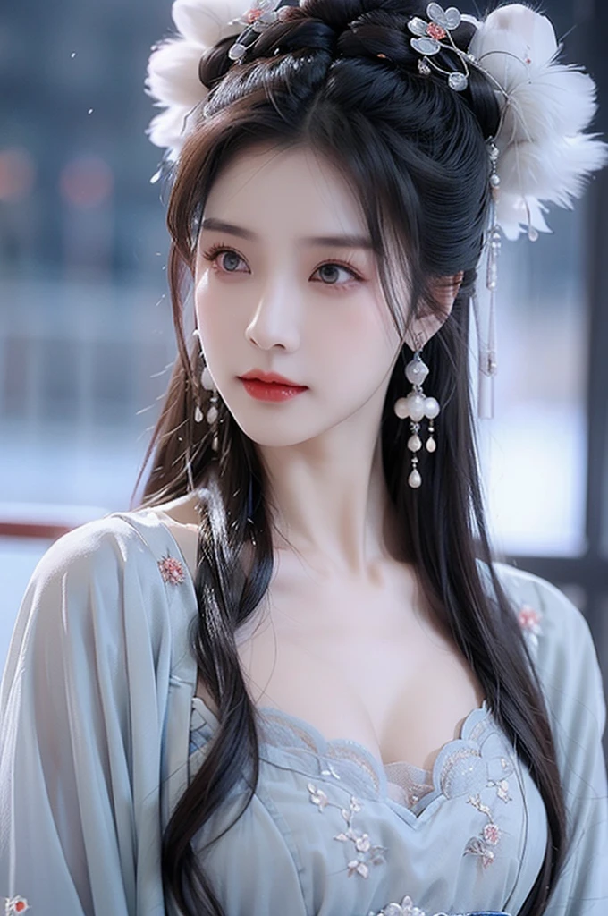 JiangshiQing ，Dynasty, Hanfu, Mother feeling, Royal sister, Grayish blue face, Vampire teeth, Crimson eyes