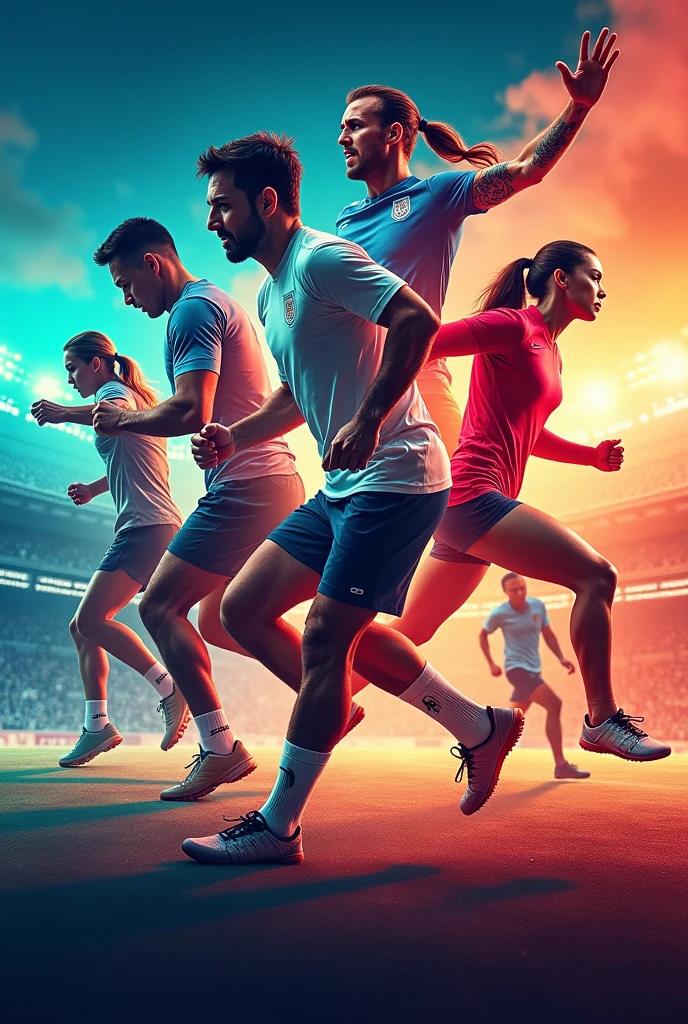 I make a YouTube channel for all sports updates all activities related please make a cover background banner l024:576 pixels resolution photo that represent all sports