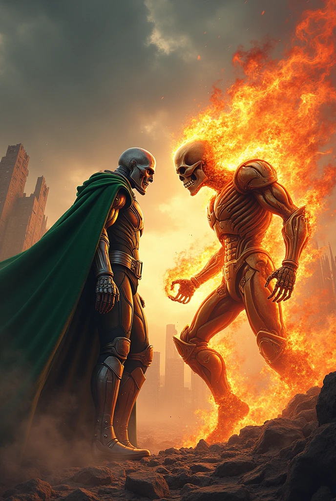 Ghost rider vs rdj doctor doom
