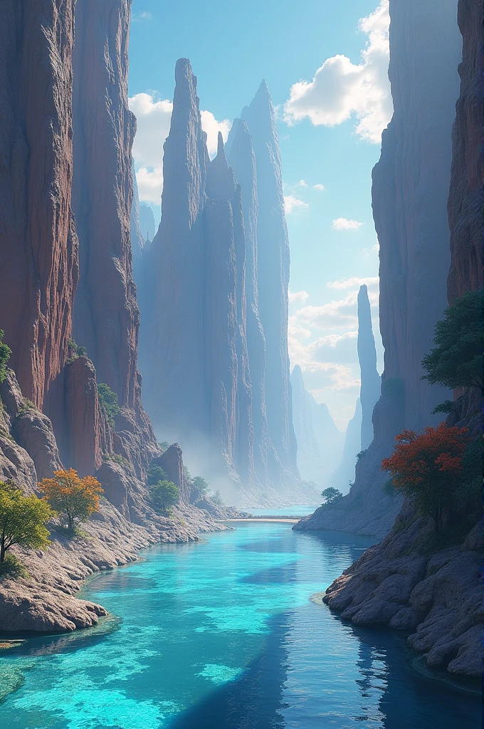 Impossible beautiful landscape