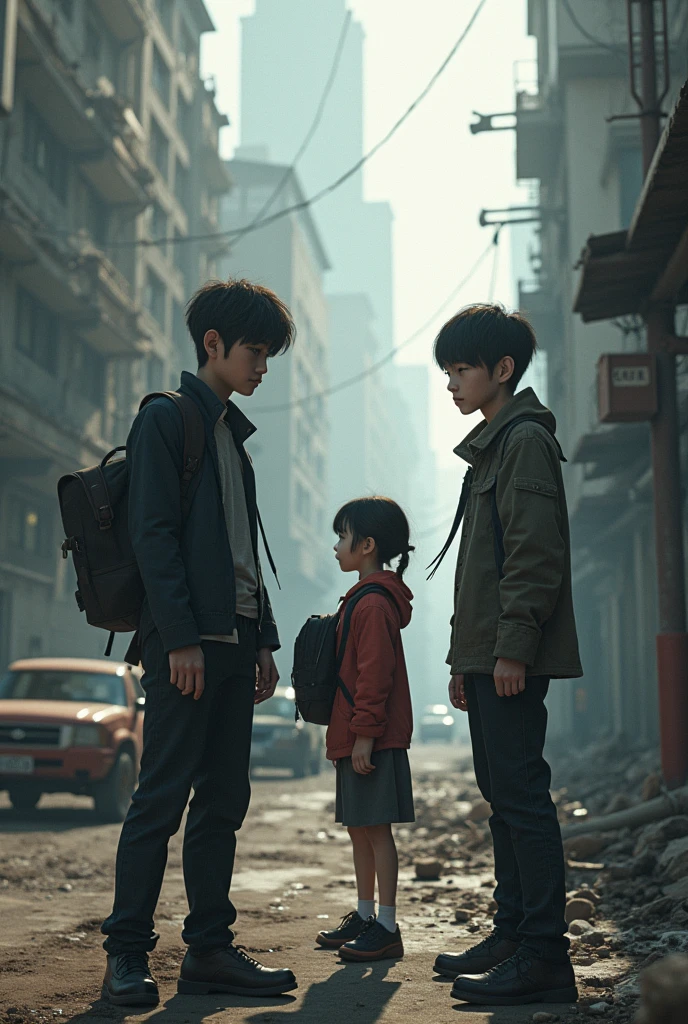 Harjun et Juninho, deux jeunes garcons de 20 ans, Hayoo, une fille du même age se retrouvent dans une ville apocalyptique 