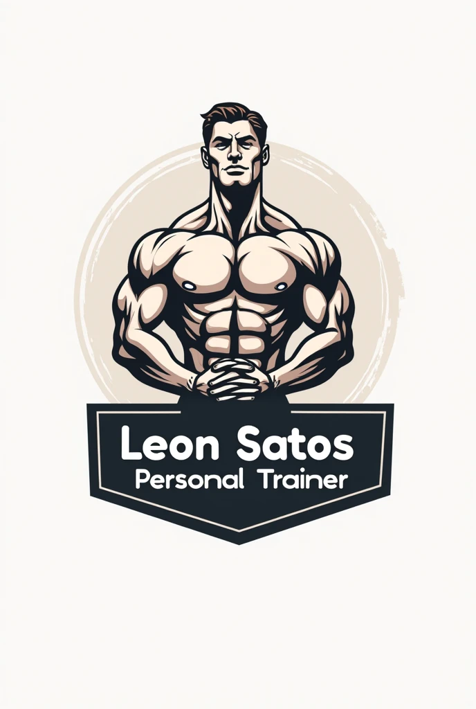 Personal trainer logos with the name Leon Santos personal trainer