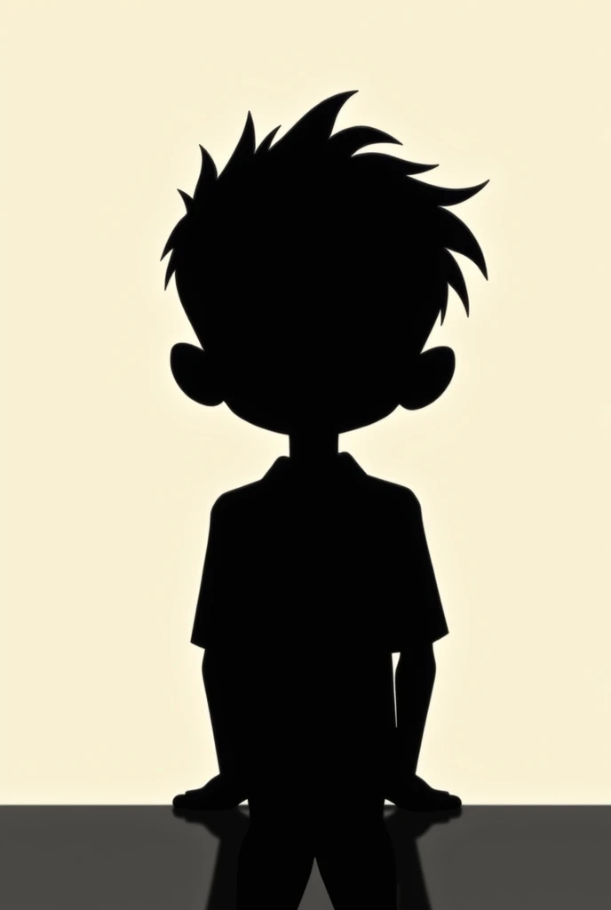 Turns an image of Mavis&#39; son from Hotel Transylvania into a silhouette