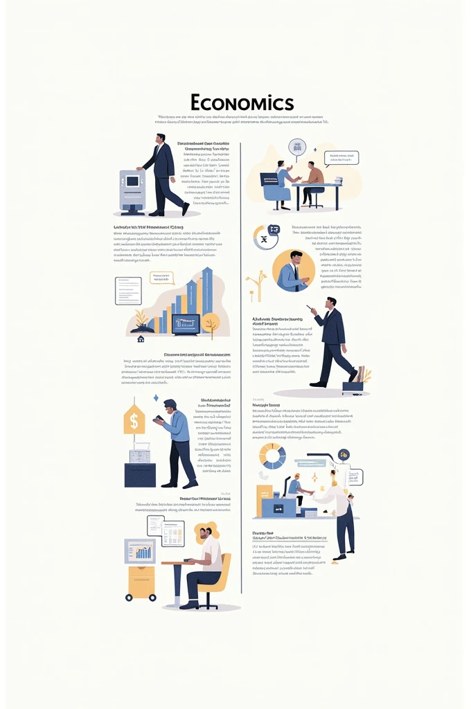 Create an economics infographic sketch