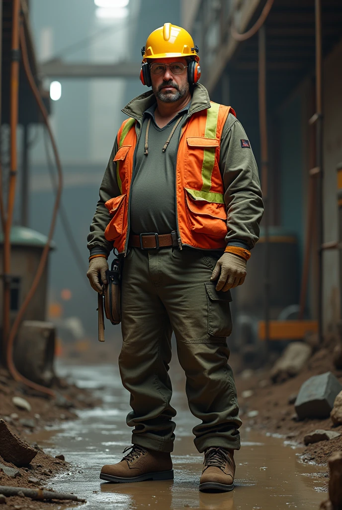 CREATE AN IMAGE USING THE PPE LISTED BELOW List of PPE:
- Safety Helmet - Safety Glasses - Ear Protectors - Protective Gloves - Protective Clothing - Hunting Jacket and Shirt - Closed Shoes - Reflective Vest