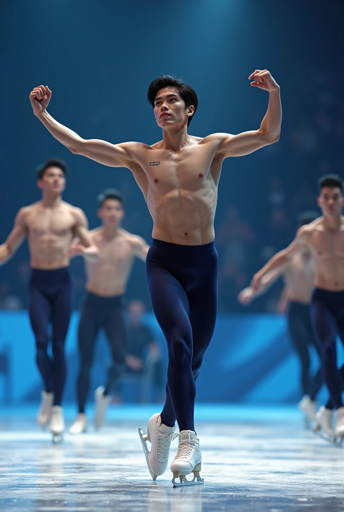 male新体操、male、Asian、Skater clothes、More than one person、16K,Beautiful eyes