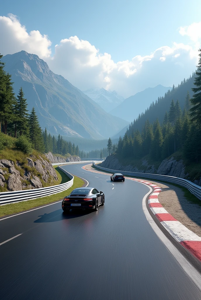 Create a race track for 3D game just the race track without the car