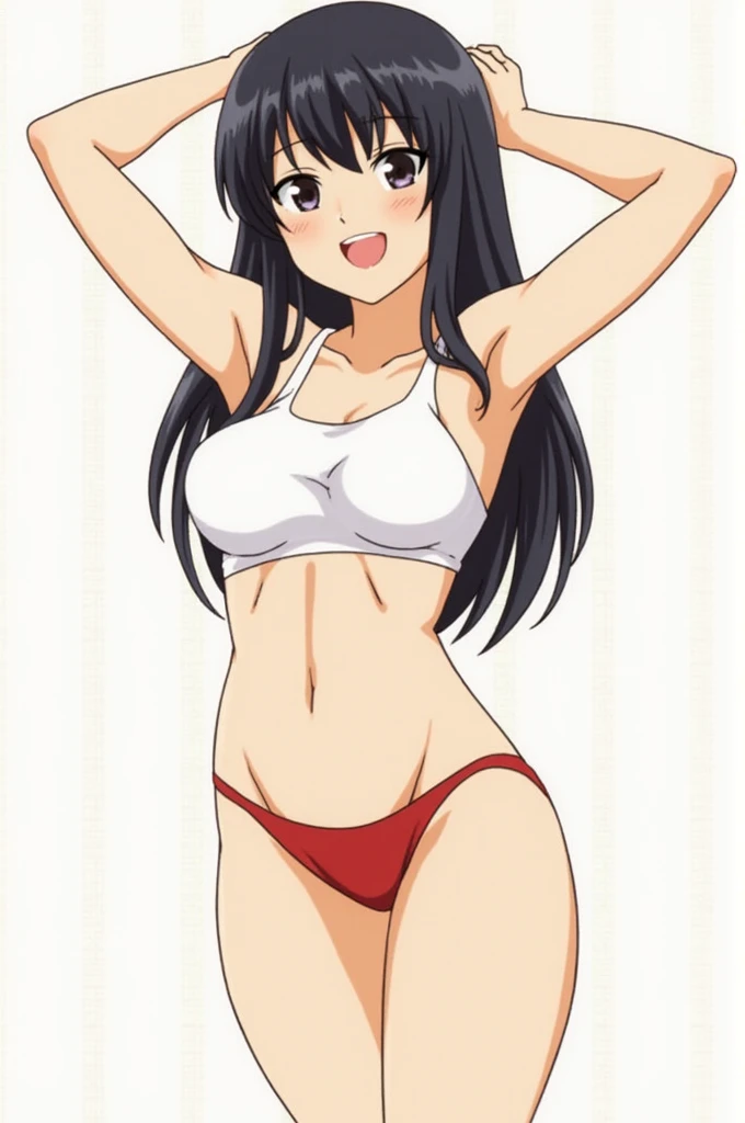 Nagatoro hot sexy, mostrando el culo, in a small bikini