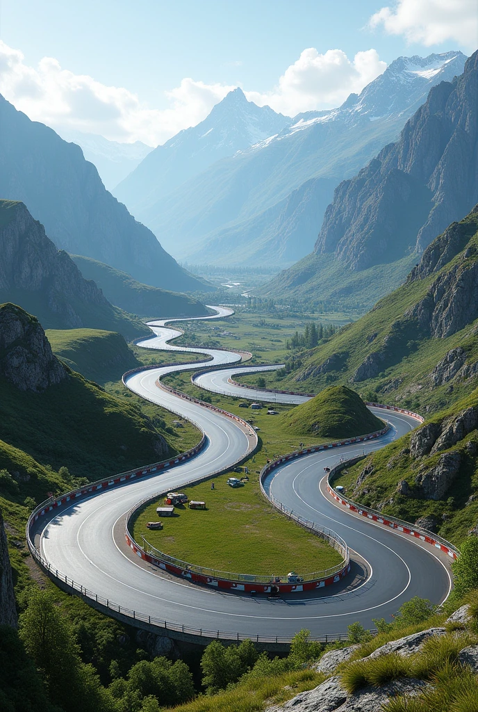 Create a race track for 3D game just the race track