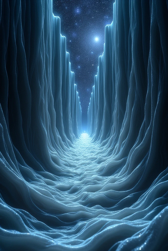 Domain Expansion that is an hallway of an unlimited silk in from of the universe