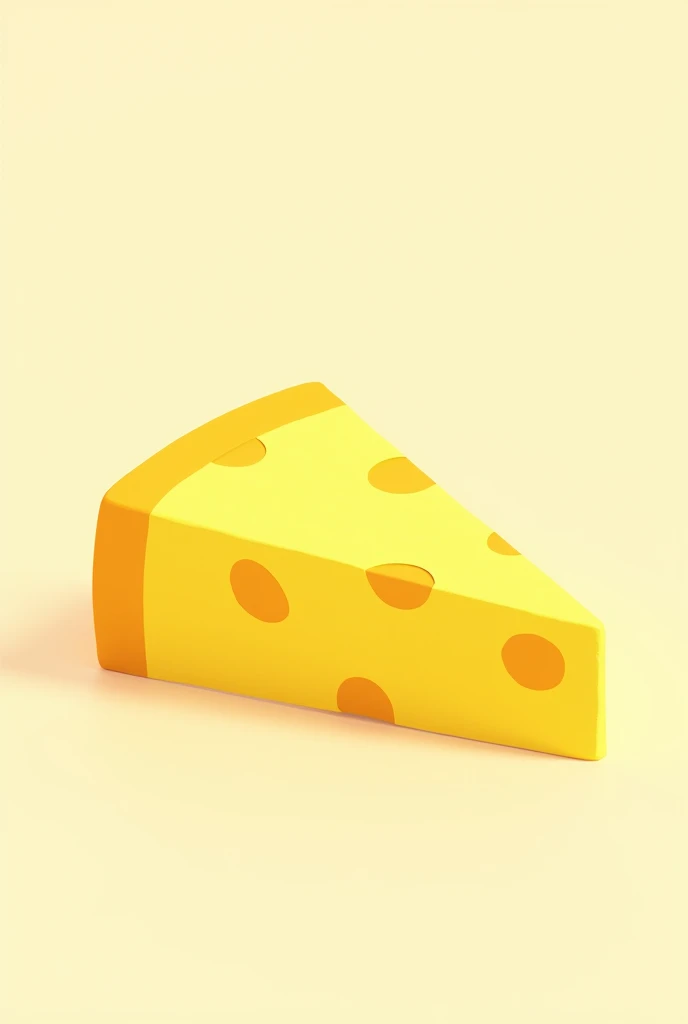 Cheese block, cartoon, horizontal triangle