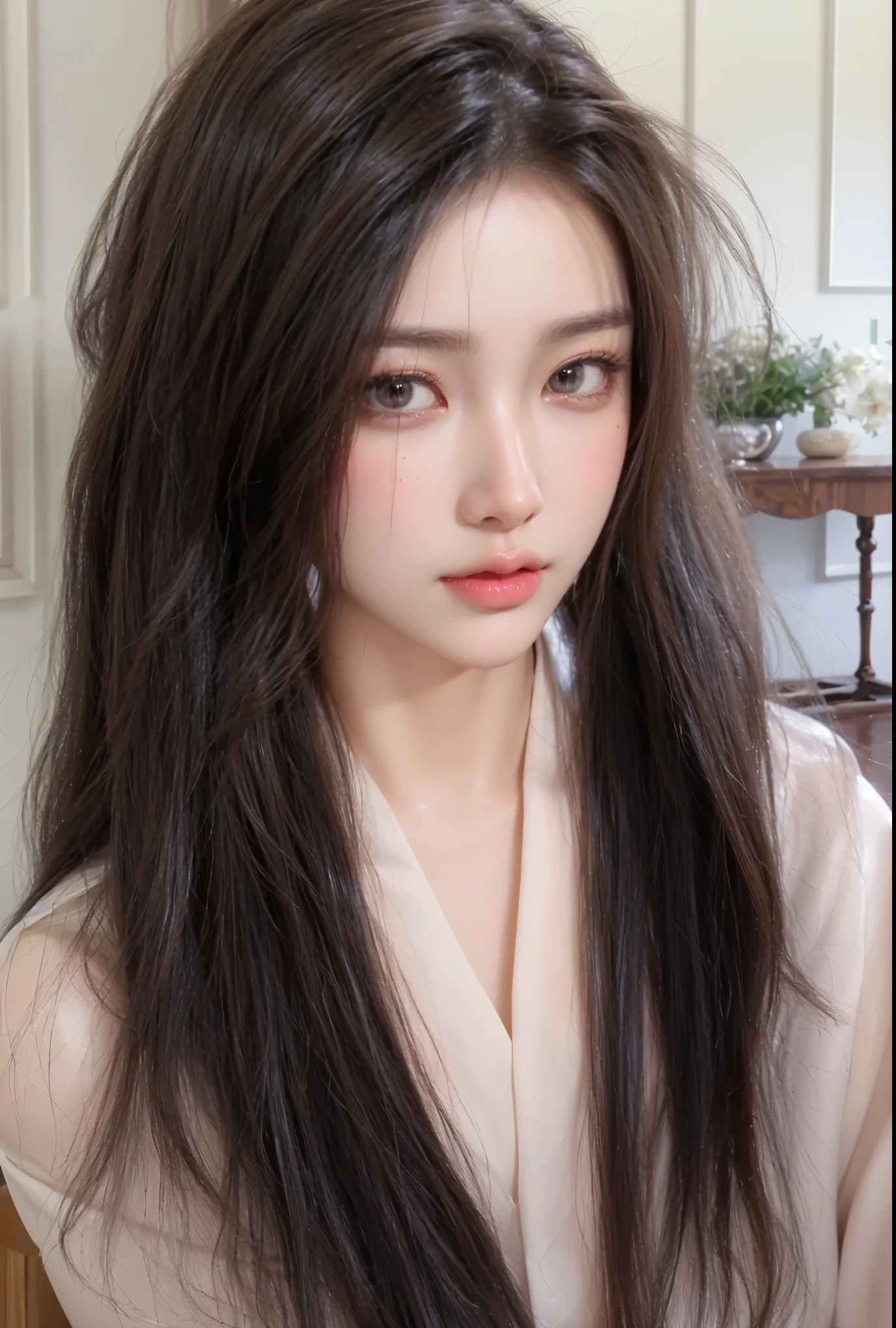 Game Art,CG Animation,Best image quality,Maximum resolution,8K picture quality,(A bust photo),(portrait),(Head close-up),(Rule of Thirds),Unreal Engine 5 rendering works,20 year old girl,((Queen)),The eyes are very detailed,(Large Breasts),Elegance and nobility,Ray Tracing,Game CG,((3D Unreal Engine)),OC rendering reflection mode,4K,Ultra-clear,Translucent lace,Fair and plump figure,Pretty Face,Glossy Gel Coat,身着华贵礼服的Queen,Gorgeous clothing,Luxurious and exquisite jewelry,Colorful makeup,Full figure,Dark red lipstick,精致Gorgeous clothing,Supermodel,Gold Jewelry,Luxurious clothing,Gold and diamond jewelry,Rich facial details,Delicate and delicate skin texture,Gorgeous eyeshadow makeup,Three-dimensional facial features,Pearl and Gemstone Necklace,long hair