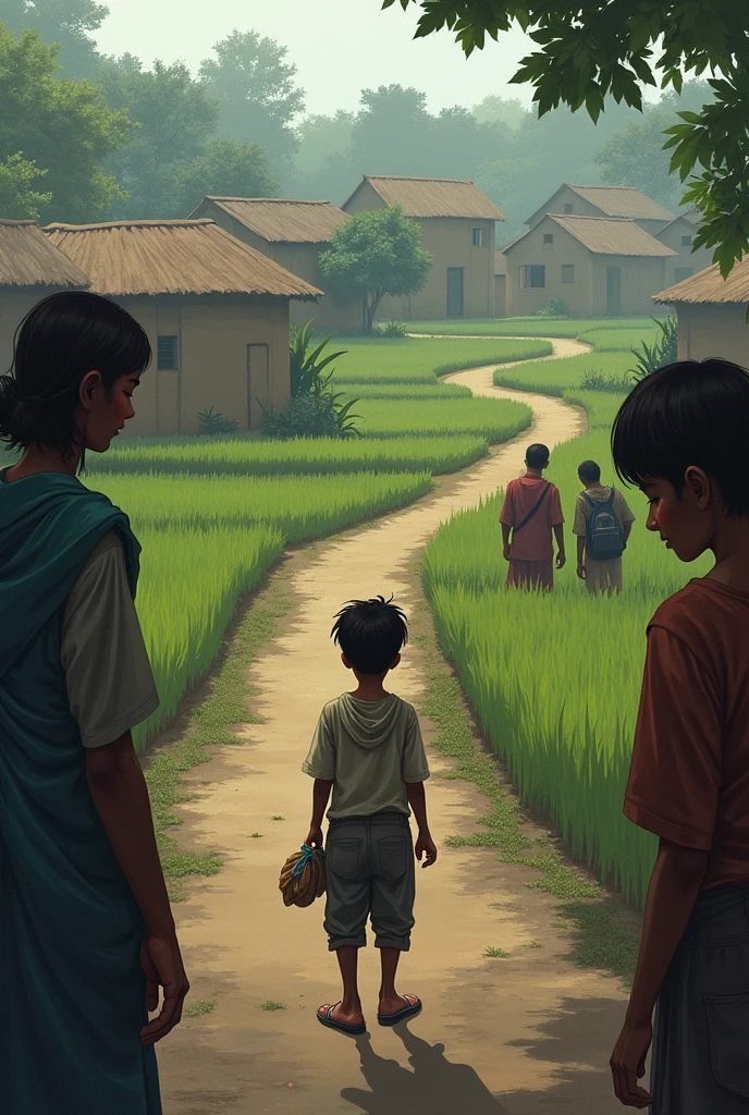 Bangladesh village boy is depressed and many people throw him out of the village 