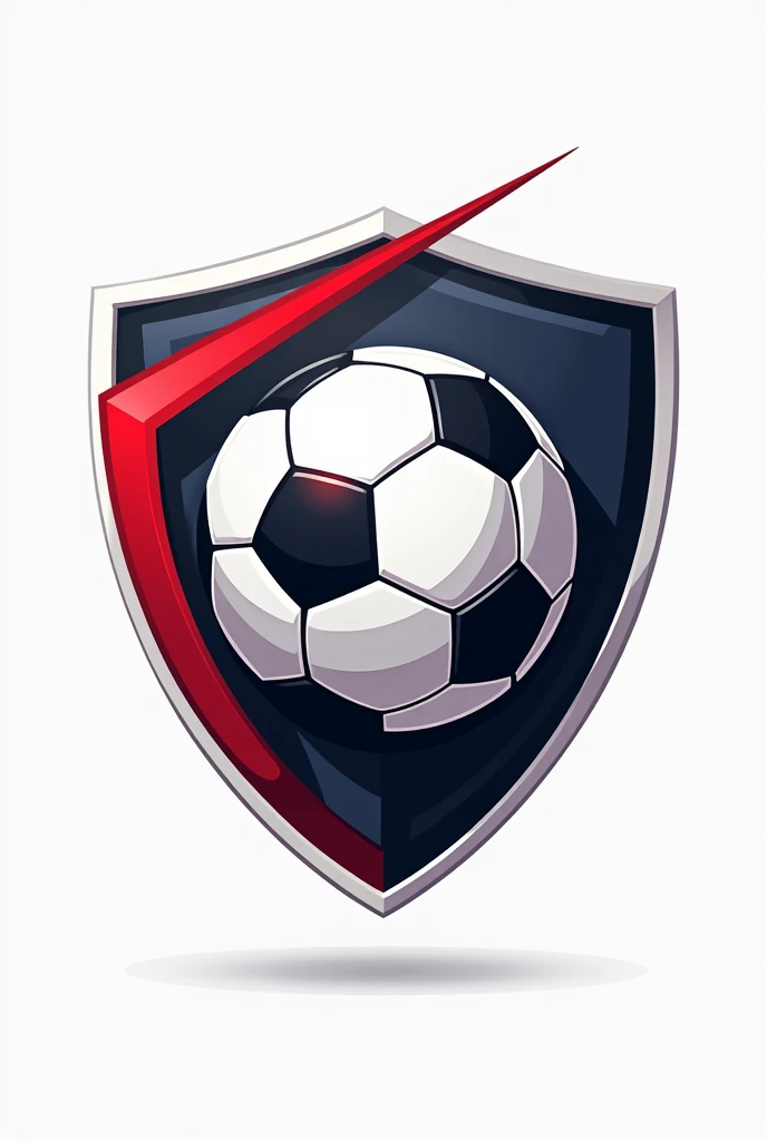 Soccer shield with ball for J.f.P fC