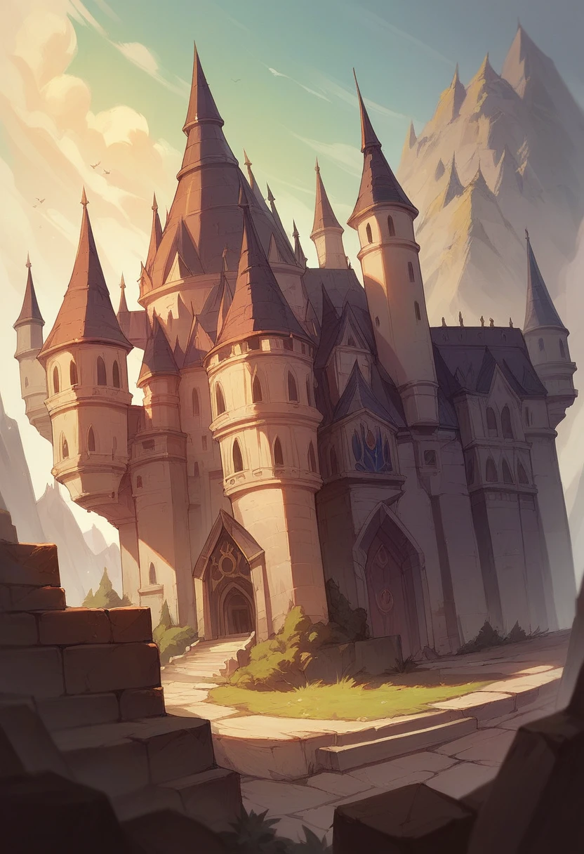A blonde beauty was imprisoned in a castle by the Demon King..He has a fierce appearance.