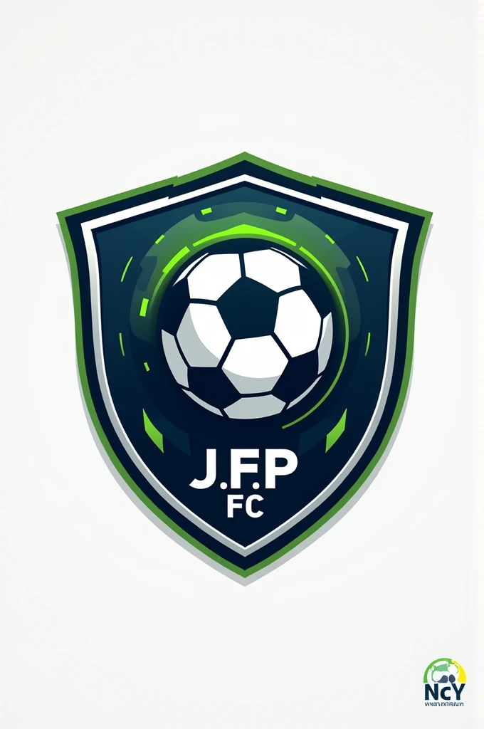 Soccer logo for J.f.P fC