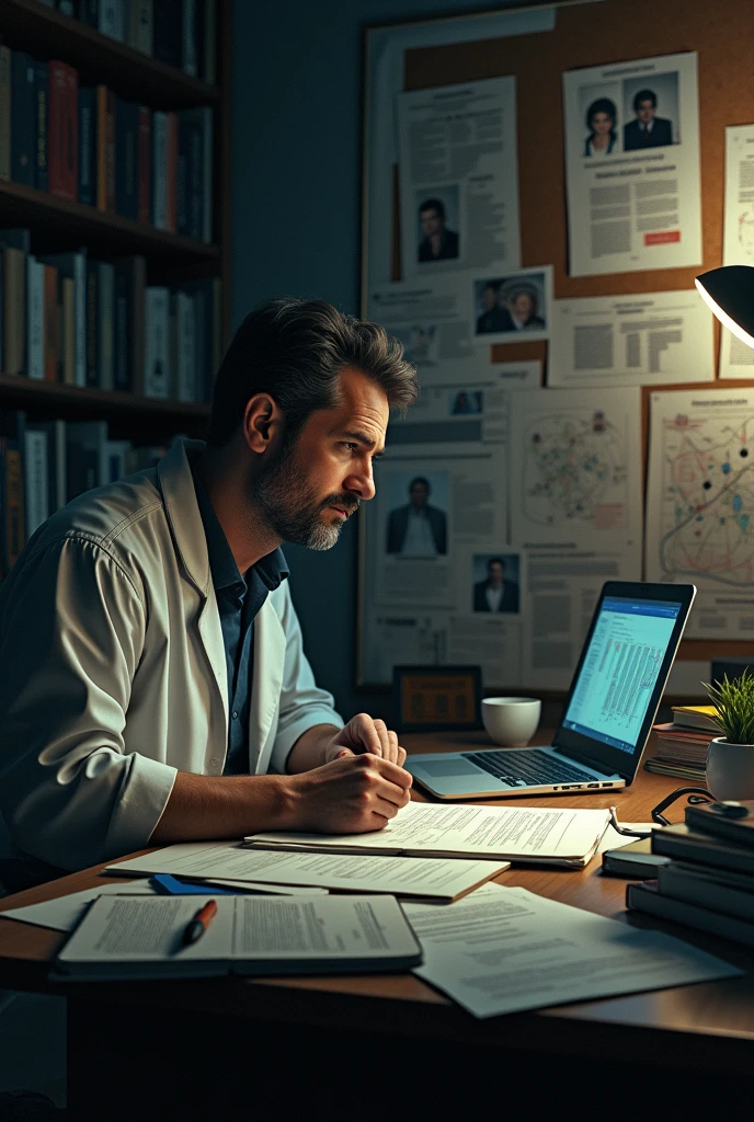 a researcher studying the entire criminological profile