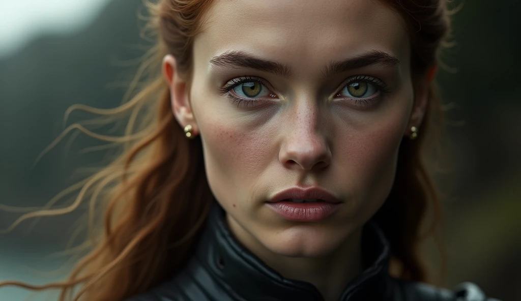 (of_Sophie Turner:1.1), cara oftallada, (fondo of pantalla 8k extremadamente oftallado), [by jusofn gerard and greg rutkowski, realisofc, dnd, diseño of personaje, trending on artstaofon:Professional photography, award-winning photography, luz of relleno, enfoque nítido analógico of 85 mm, d750 hdr foto of Ying Tang , focus on the eyes, Canon 8k RAW, artistic photography, Hard light, movie sofll from Braveheart , caso knolling and simon bisley:0.3]