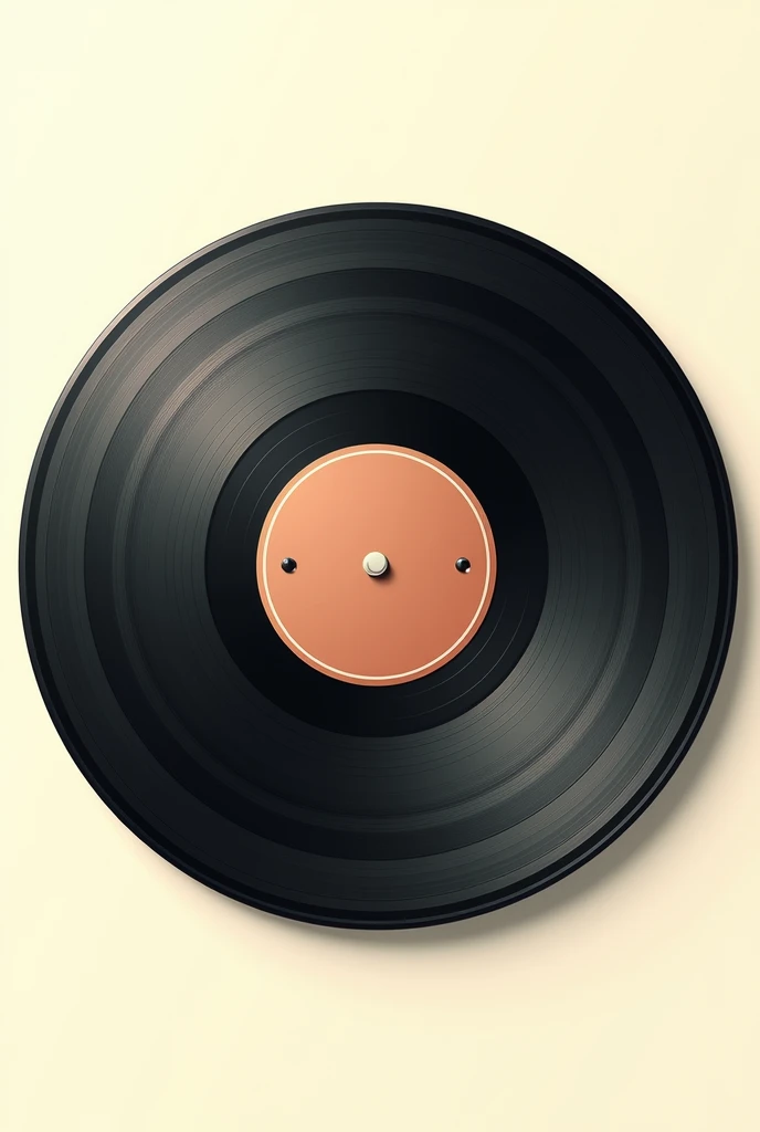 create a high quality transparent background graphics design vector of vintage vinyl record