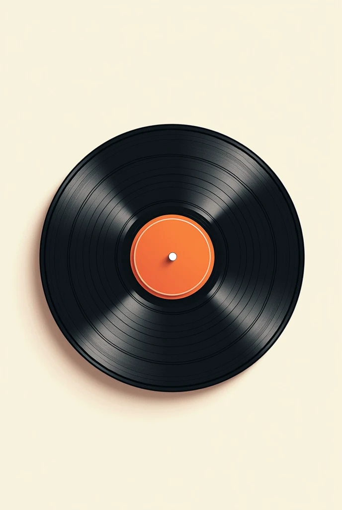 create a high quality transparent background graphics design vector of vintage vinyl record