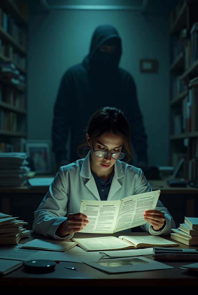 A researcher studying the entire criminological profile of a serial killer