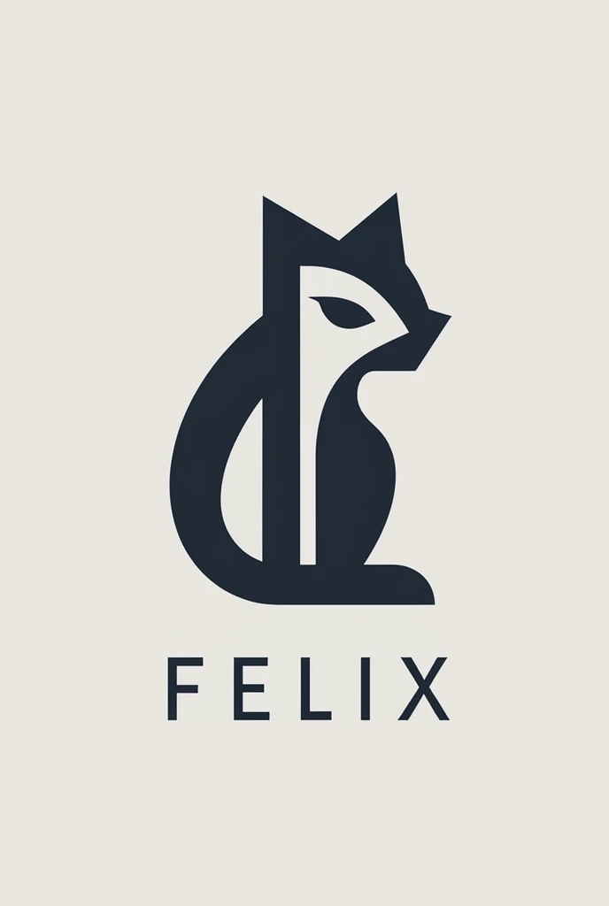 Create a logo in the shape of a symbol for the name Felix