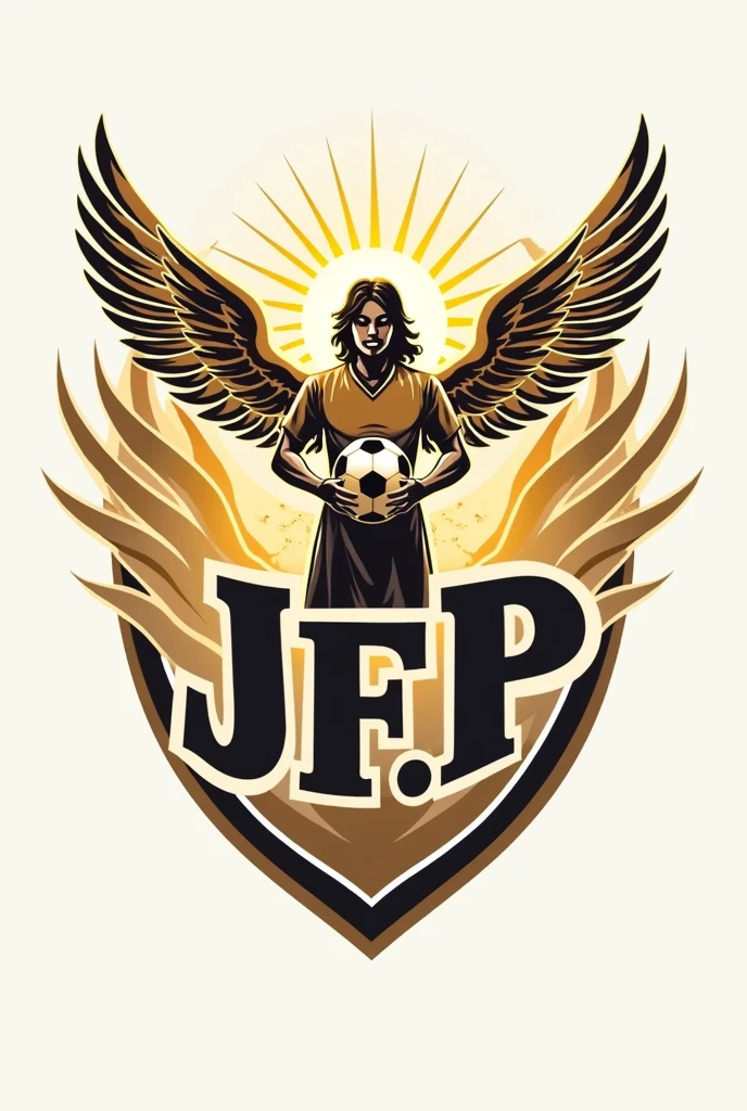 Evangelical soccer logo for J.F.P FC
